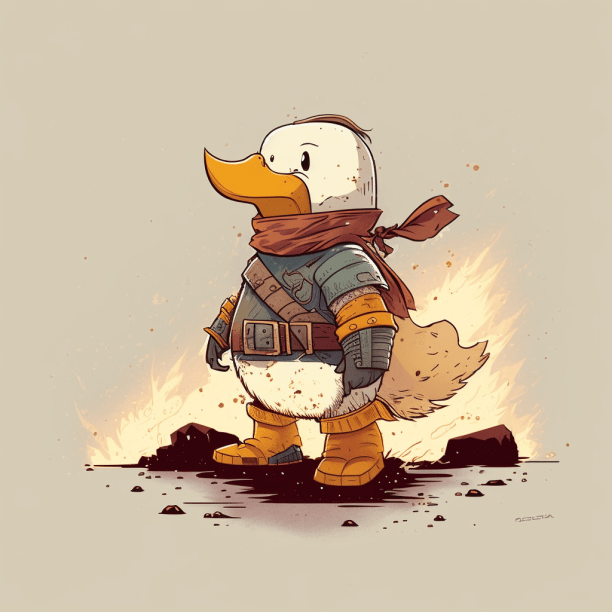le canard courageux-min