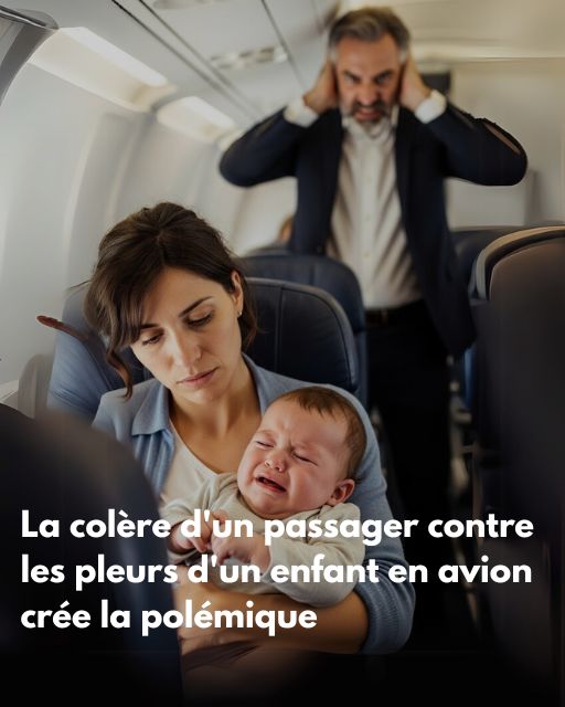 la colère d’un passager contre les pleurs d’un bébé en avion crée la polémique-min