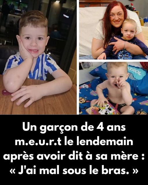 un garçon de 4 ans m