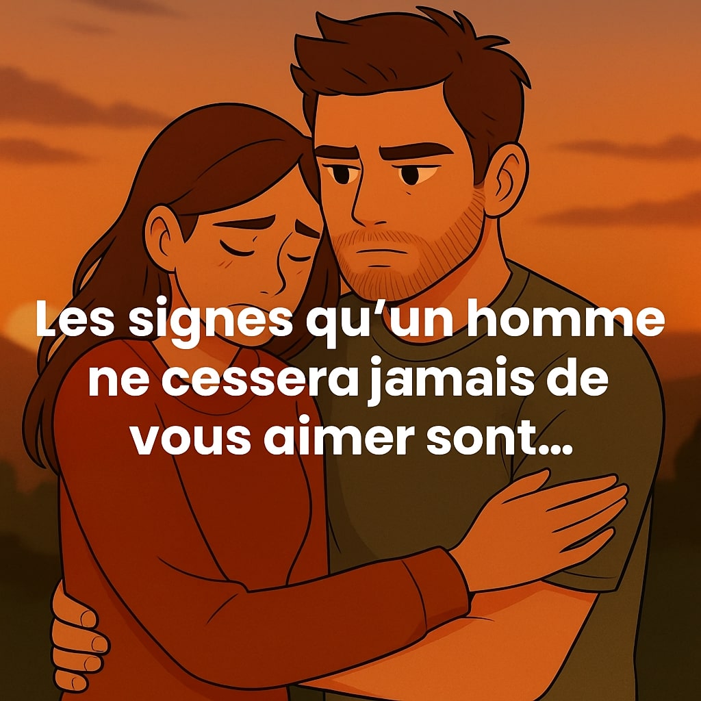 Les signes qu'un homme ne cessera jamais de vous aimer sont...