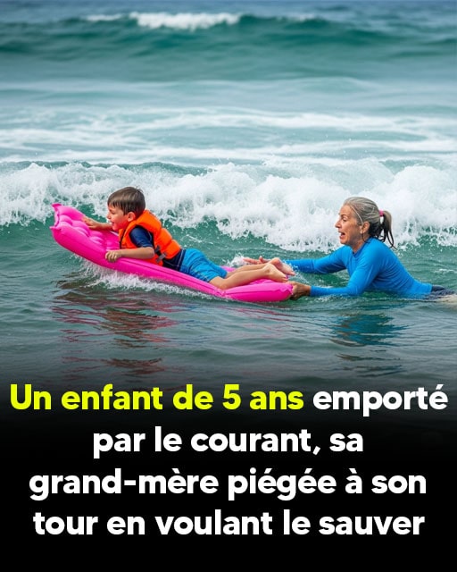 Un enfant de 5 ans emporté par le courant, sa grand-mère piégée à son tour en voulant le sauver-min
