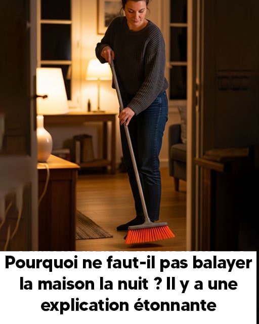 Pourquoi ne faut-il pas balayer la maison la nuit ? Il y a une explication étonnante