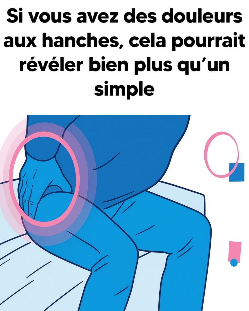 Si vous avez des douleurs aux hanches, cela pourrait révéler bien plus qu’un simple inconfort